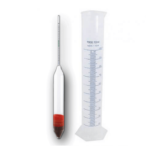 Tropic Marin Zeer grote Hydrometer (zoutmeter) inclusief grote kunststof meetcylinder Tropic Marin Zeer grote Hydrometer (zoutmeter) inclusief grote kunststof meetcylinder