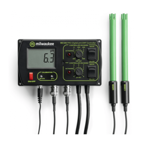 Milwaukee Milwaukee MC125 pH + Orp controller incl. pH en ORP electrode Milwaukee Milwaukee MC125 pH + Orp controller incl. pH en ORP electrode