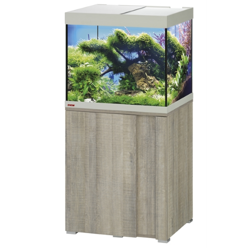 Eheim Eheim Set Vivaline 150 LED 61X51X124 cm Grijs/Eiken 2X 7,7W Eheim Eheim Set Vivaline 150 LED 61X51X124 cm Grijs/Eiken 2X 7,7W