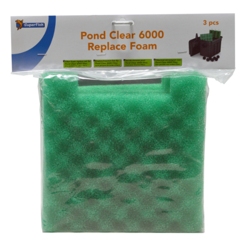 SuperFish SuperFish pondclear 3000 schuim 3 st SuperFish SuperFish pondclear 3000 schuim 3 st