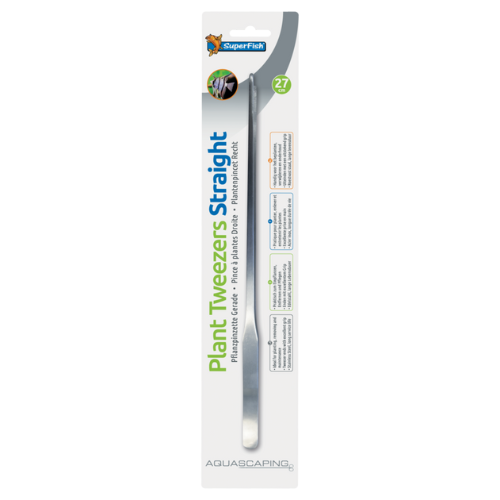 SuperFish SuperFish Rvs plant pincet 27cm recht SuperFish SuperFish Rvs plant pincet 27cm recht