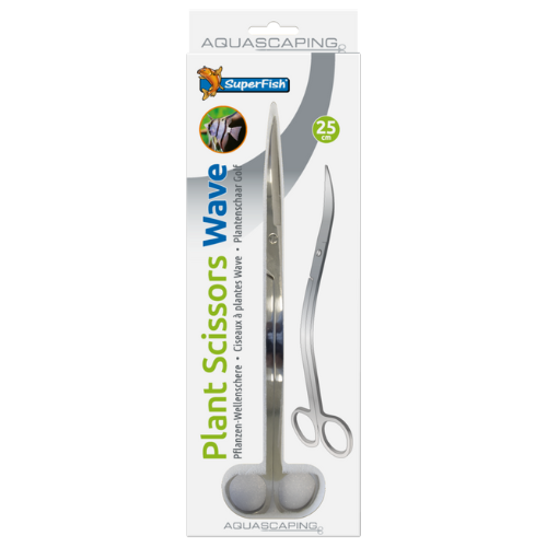 SuperFish SuperFish Rvs plantenschaar 25cm golvend SuperFish SuperFish Rvs plantenschaar 25cm golvend