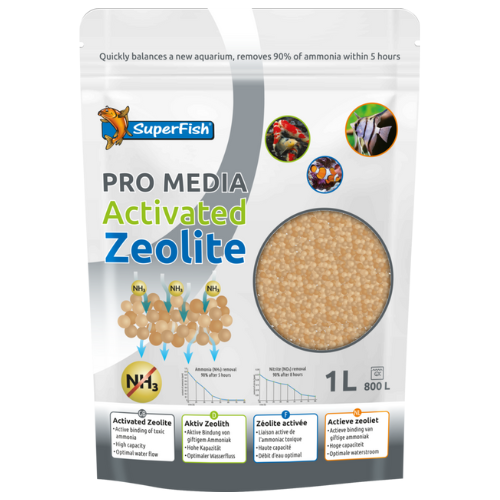 SuperFish SuperFish Actif zeo media 1000 ml SuperFish SuperFish Actif zeo media 1000 ml