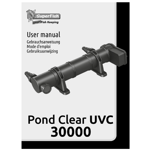 SuperFish SuperFish Pondclear Uvc 36W/30.000 Ltr SuperFish SuperFish Pondclear Uvc 36W/30.000 Ltr