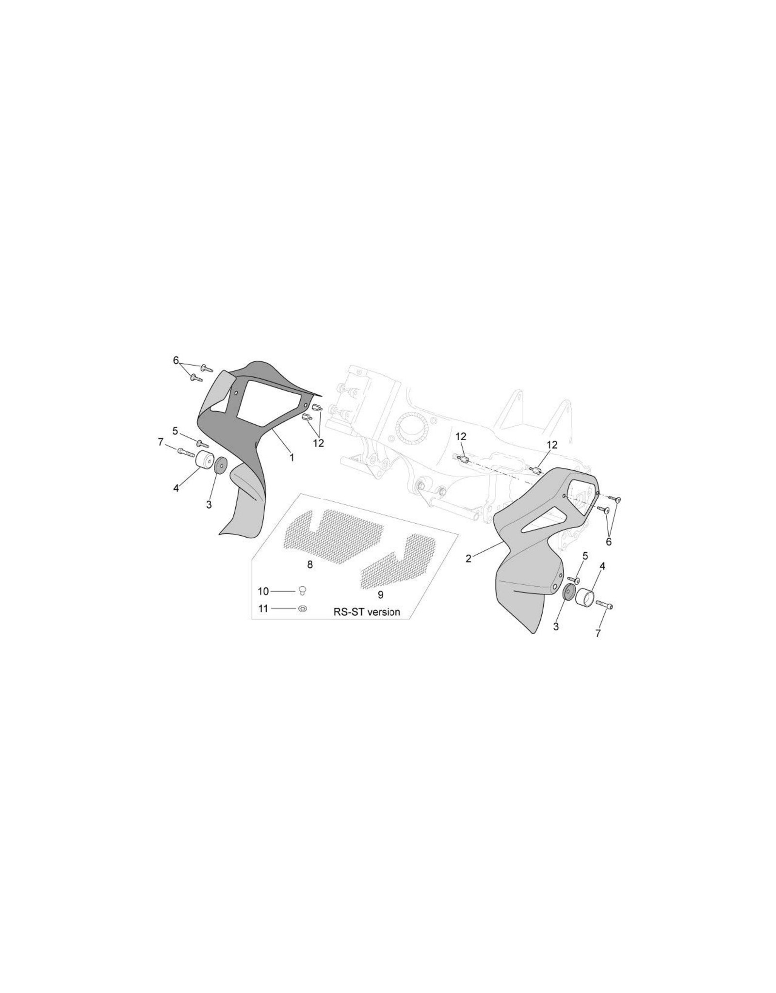 Aprilia M10x30 Hex Head screw AP8152430