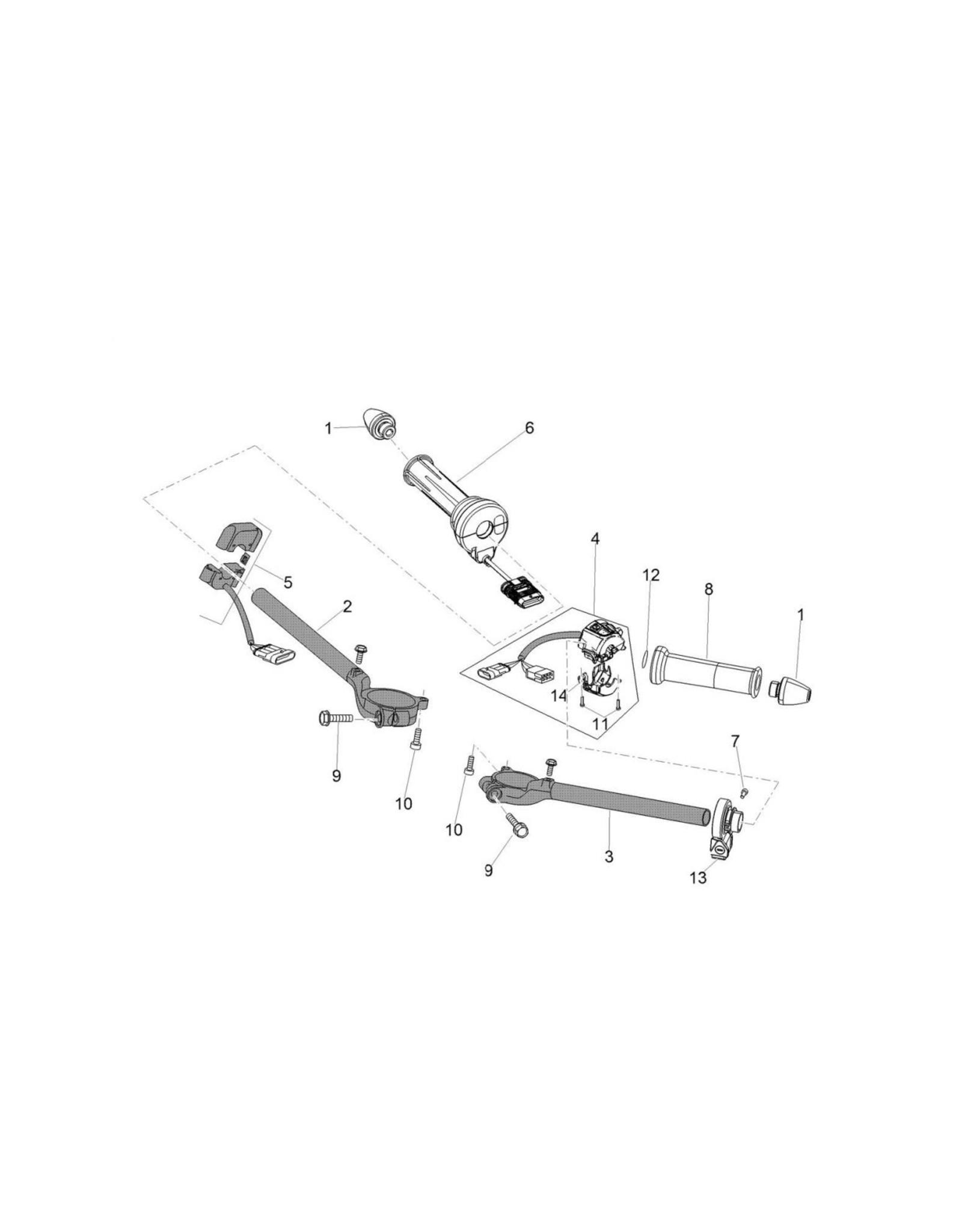 Aprilia Electronic throttle control RSV4, Tuono V4 1100, RS660
