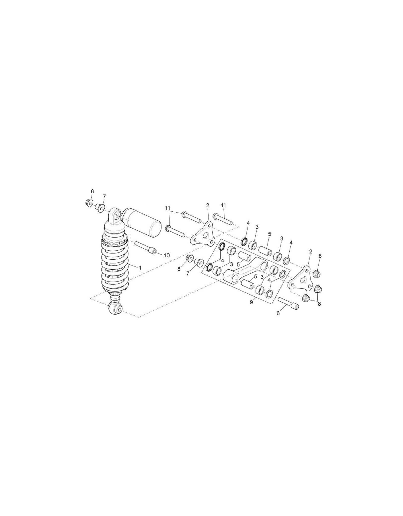 Hex socket suspension bolt AP8152411