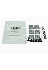 Black Dzus fastener - 6 pack