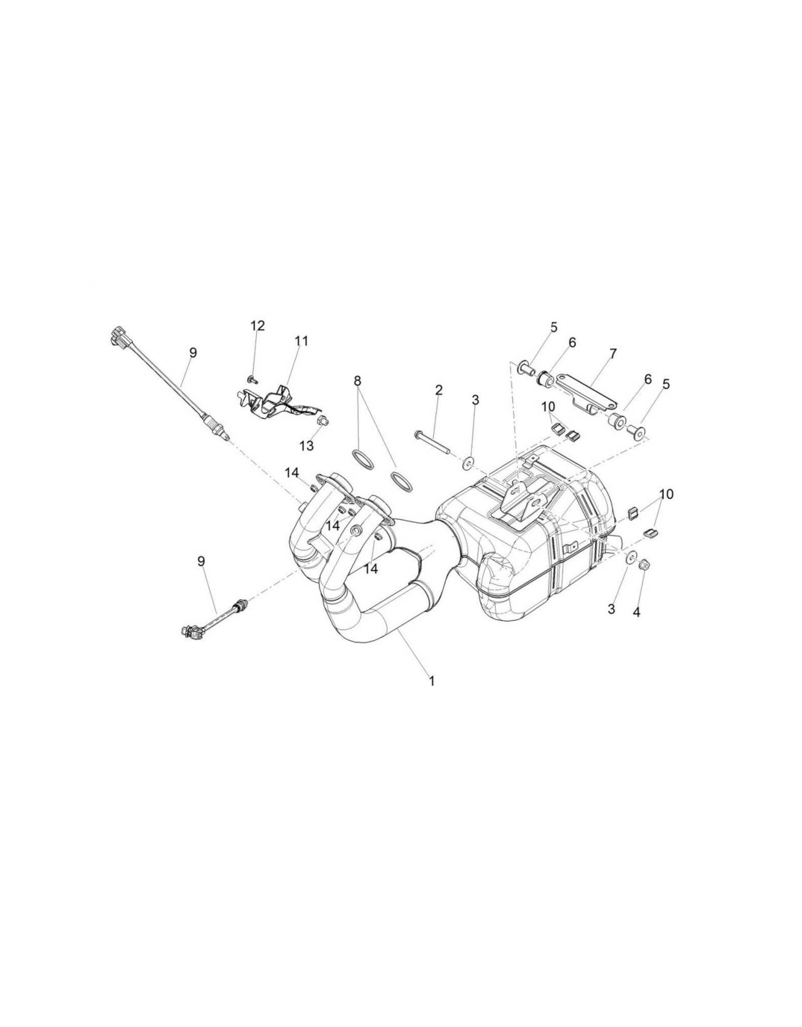Aprilia Exhaust Nut V4/ RS660 436947