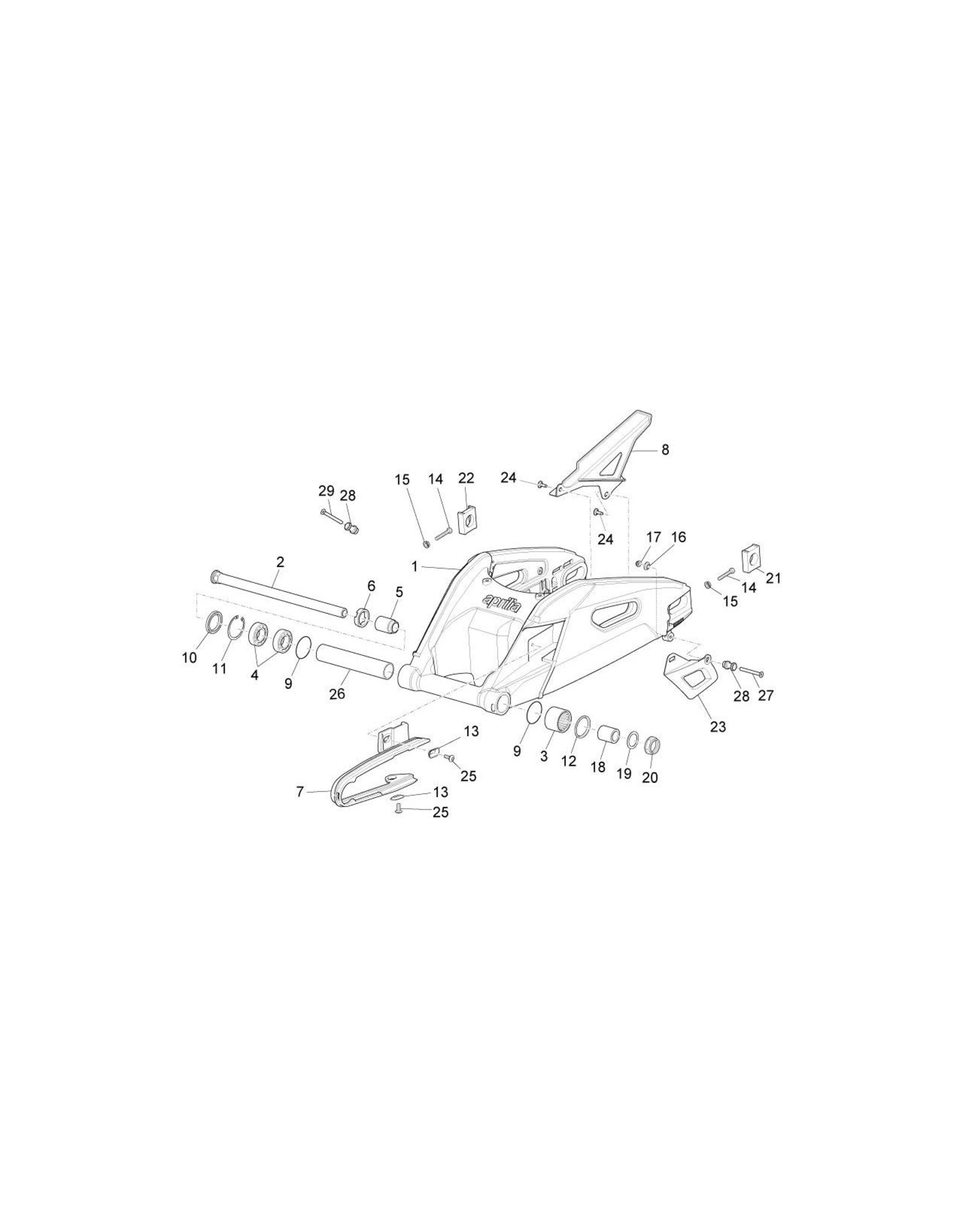 Rear Stand Bush Screw M6X40 AP8150468