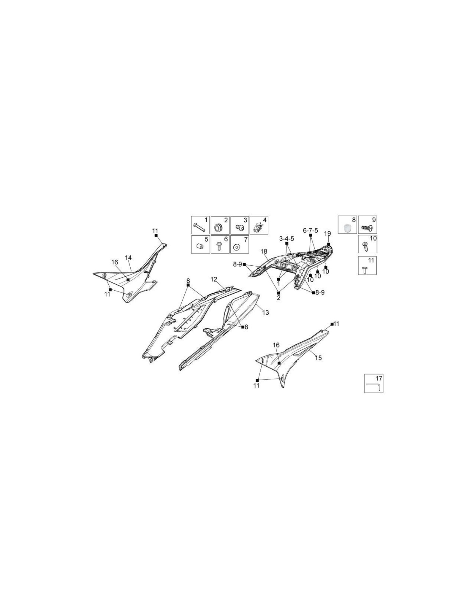 Rear Stand Bush Screw M6X40 AP8150468