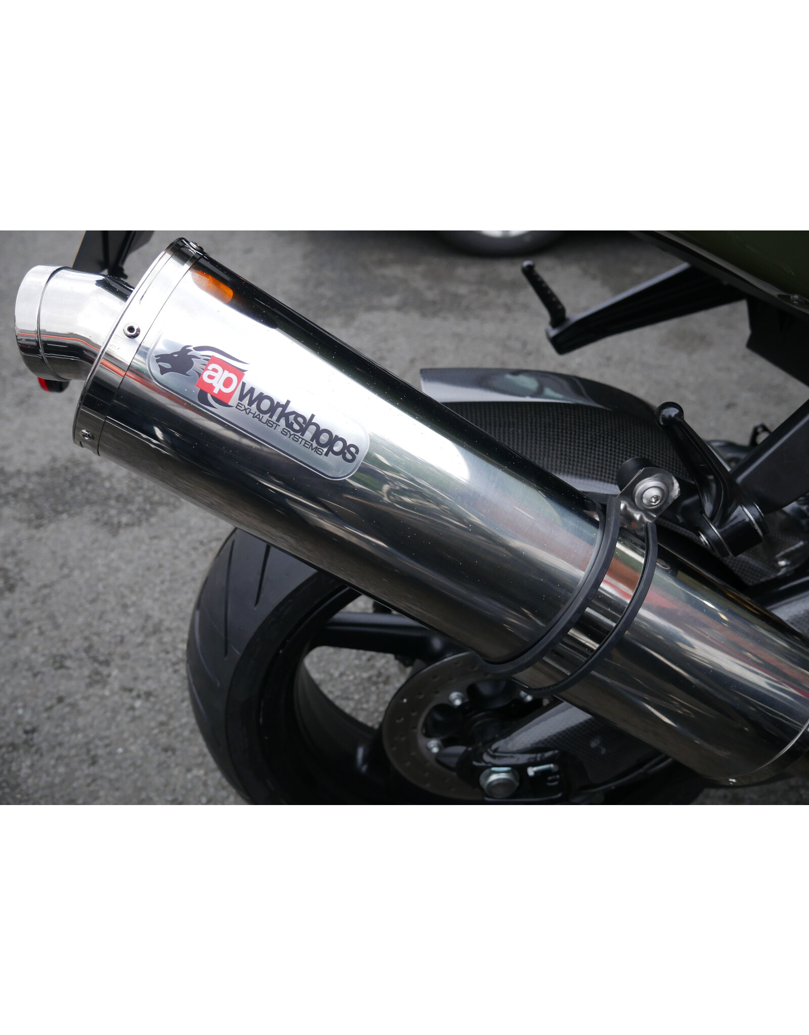 AP Workshops AP Workshops Exhaust  Silencer Gen 1 RSV & Tuono  Including Link Pipe & Strap