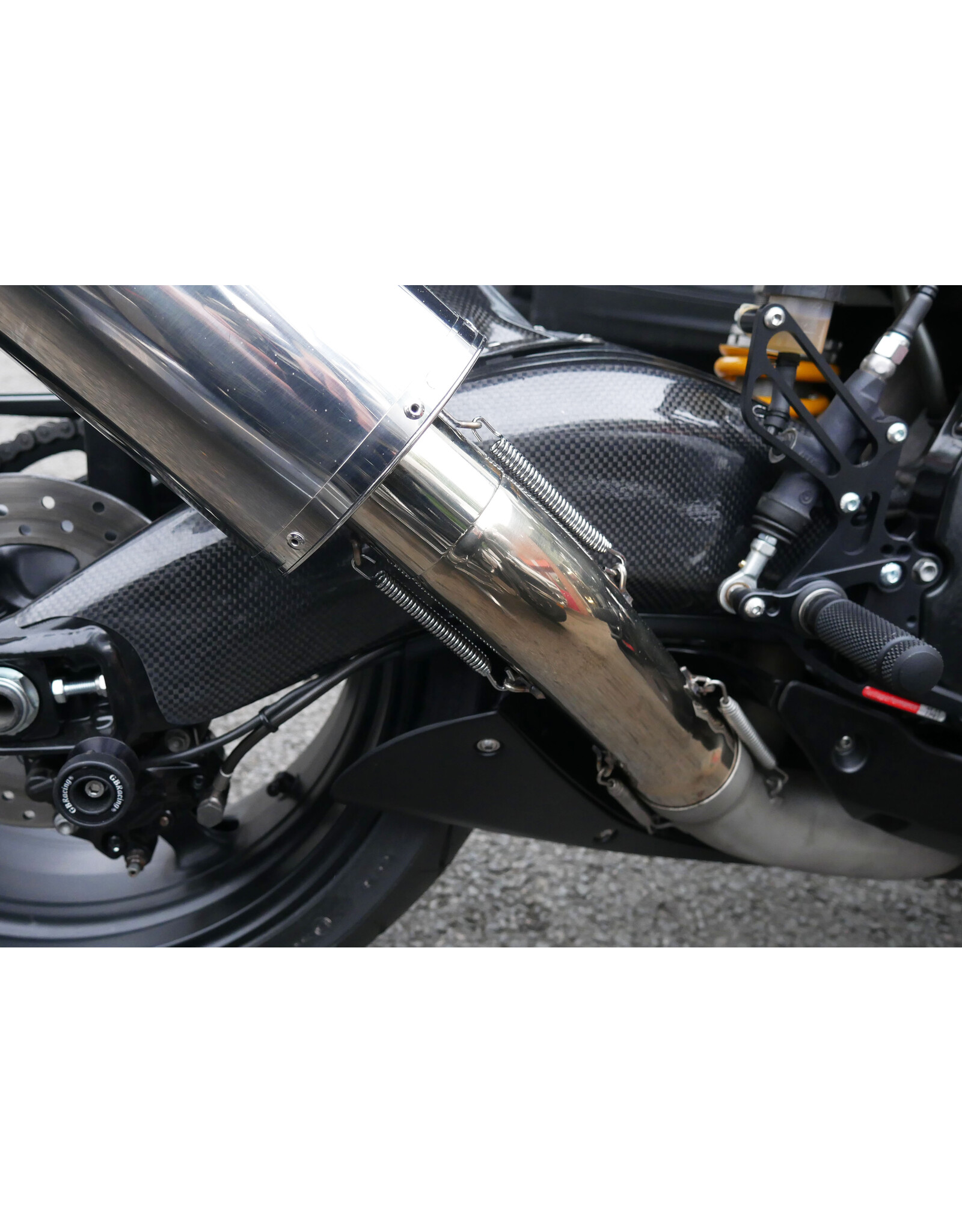 AP Workshops AP Workshops Exhaust  Silencer Gen 1 RSV & Tuono  Including Link Pipe & Strap