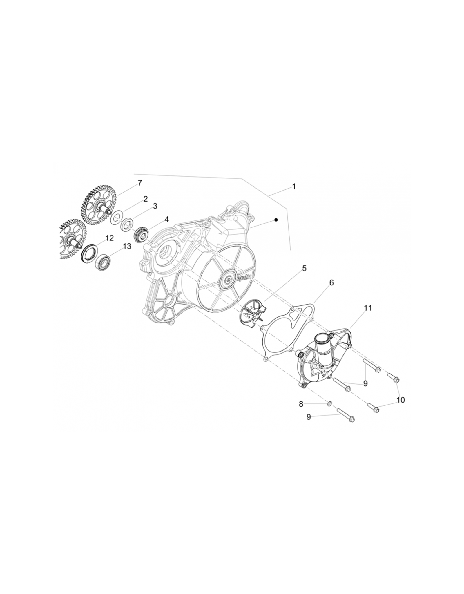 RS660 And Tuono 660 Water Pump Gasket