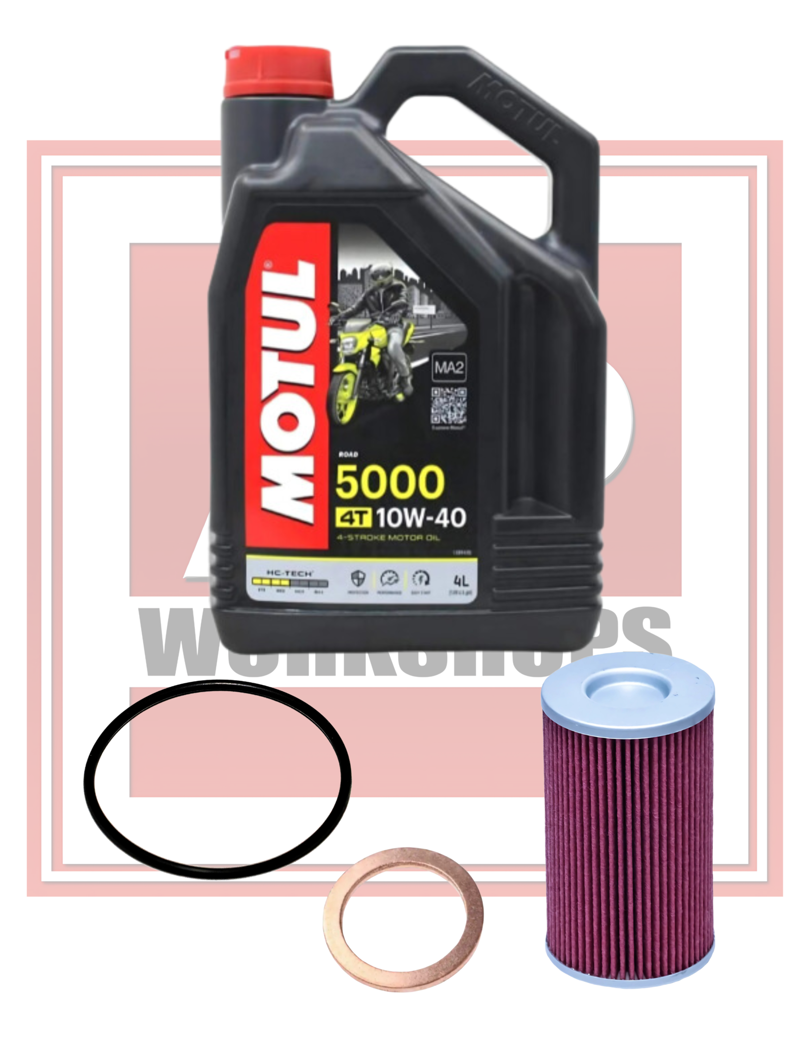 AP Workshops Motul Oil Service Kit Extended Filter