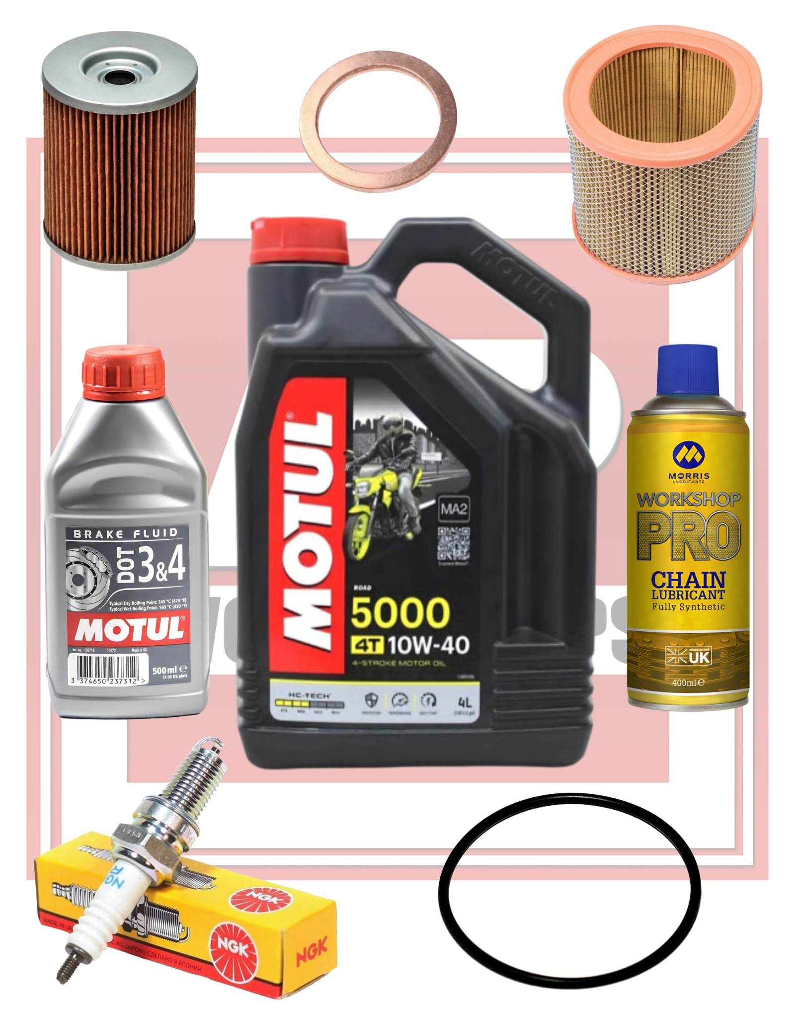 AP Workshops Service Kit Gen 1 RSV 01-03, Tuono Standard oil filter