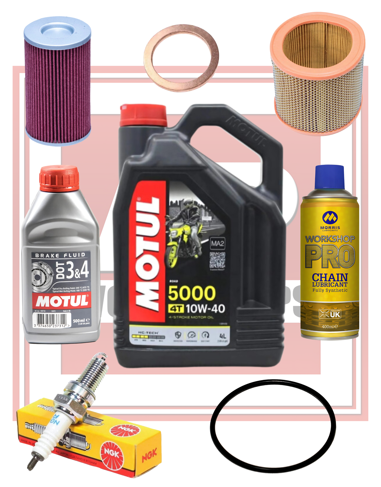 Aprilia Service Kit Gen 1 RSV 01-03 Extended Oil Filter - AP Workshops