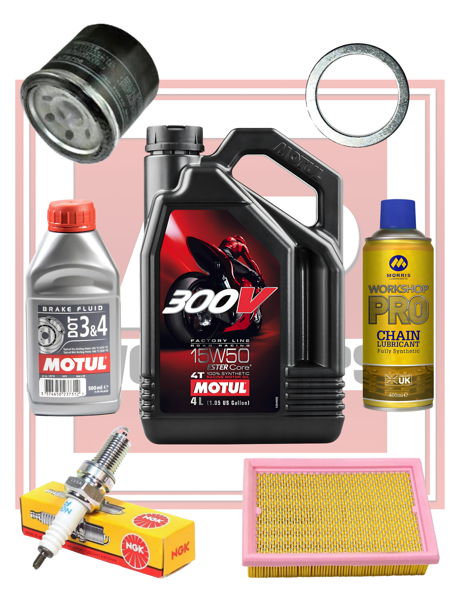 AP Workshops Full Service Kit RSV4 09-10
