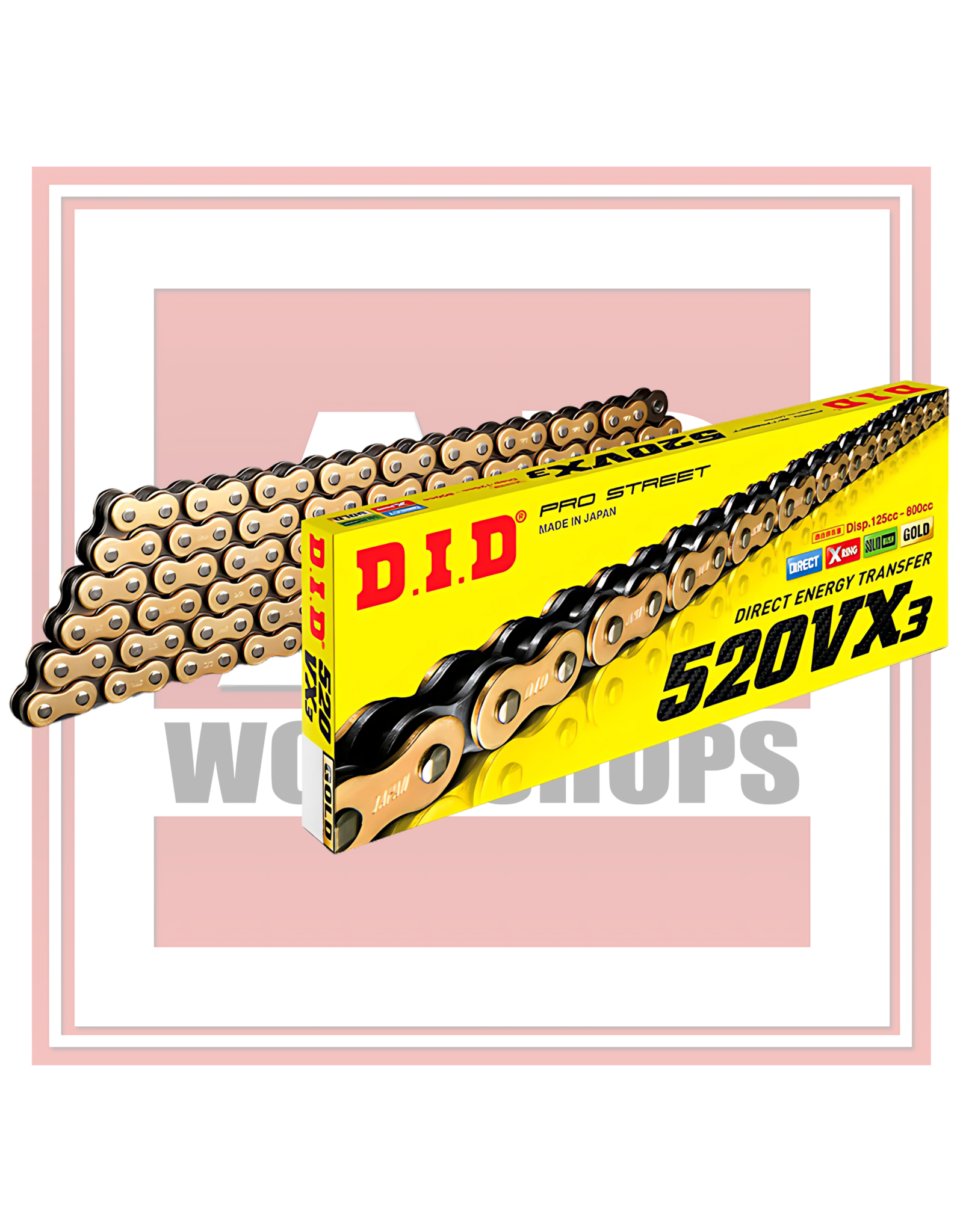 D.I.D DID VX3 Chain 520 pitch 110 links