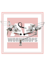 AP Workshops AP Workshops Rearsets RSV 03-10, Tuono 06-10 Silver Gen 2