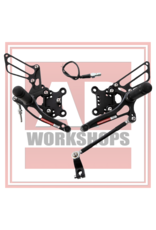 AP Workshops AP Workshops Rearsets RSV 04-10/Tuono 06-10 Gen 2 Black