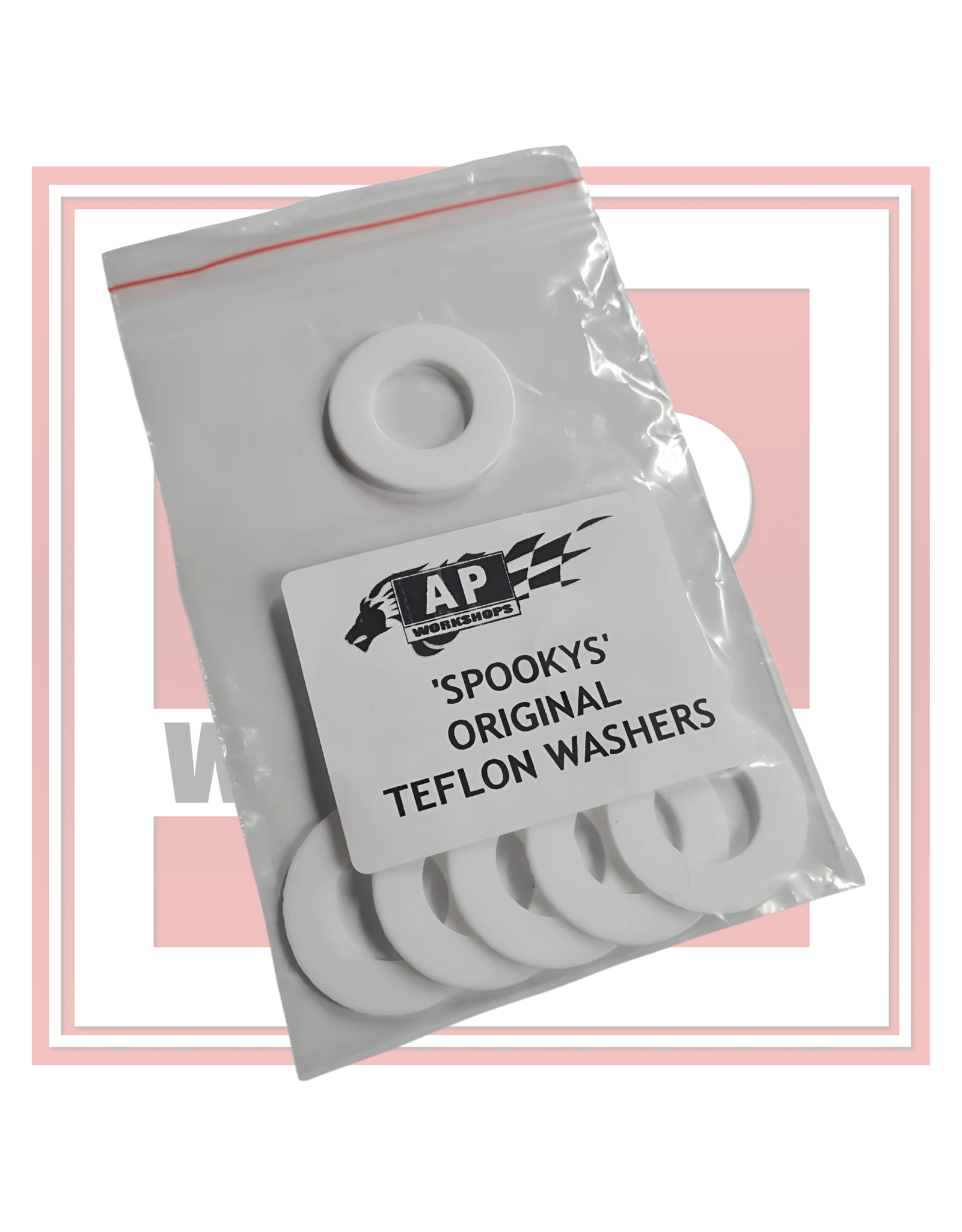 Aprilia Teflon Suspension Washers (Spookys' Originals) - AP Workshops