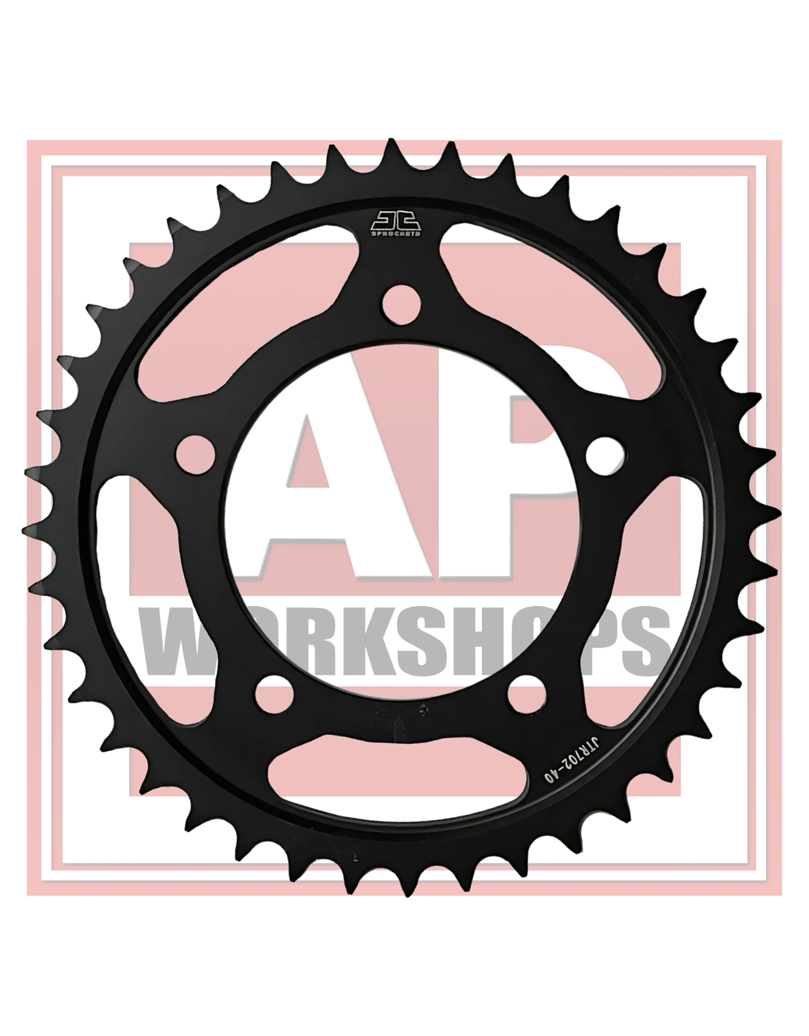 j-t JT Rear Sprocket Black - 525 pitch - AP Workshops