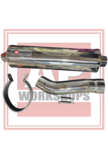 AP Workshops AP Workshops Exhaust  Silencer Gen 1 RSV & Tuono  Including Link Pipe & Strap