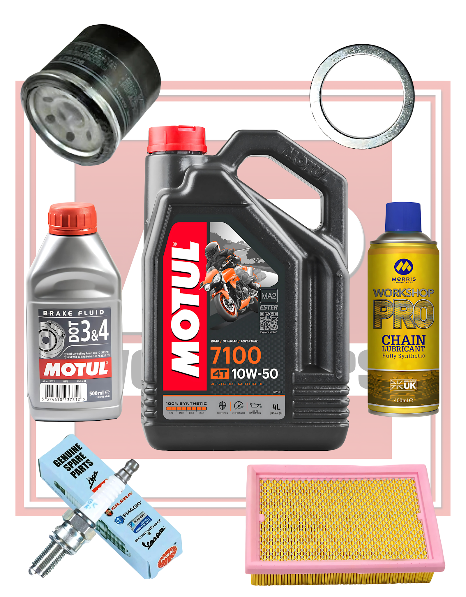 AP Workshops Full Service Kit Tuono V4 21> (E5 bikes)