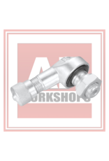 AP Workshops 90' angle tyre valve - silver 8.3mm