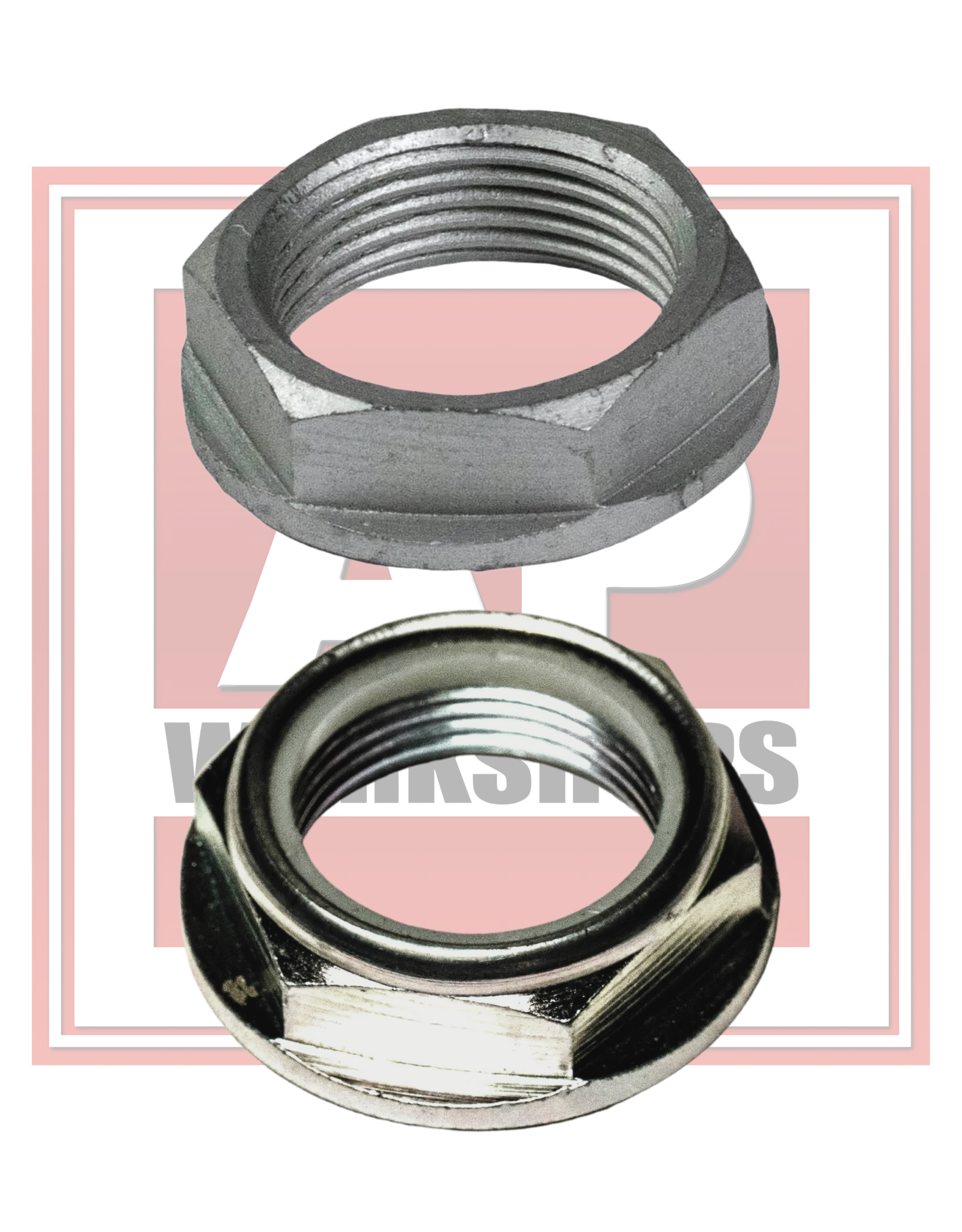 AP Workshops Front & Rear Wheel Spindle Nut Kit