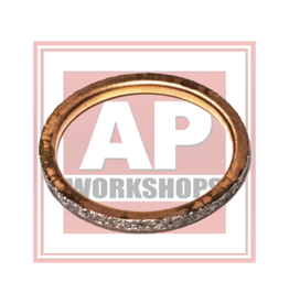 Aprilia Exhaust gasket item number 852090, RSV4 09-24, Tuono V4 11-24, RS660, Tuono 660