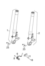 Aprilia Wheel Speed Sensor incl ABS 1D003350/859792