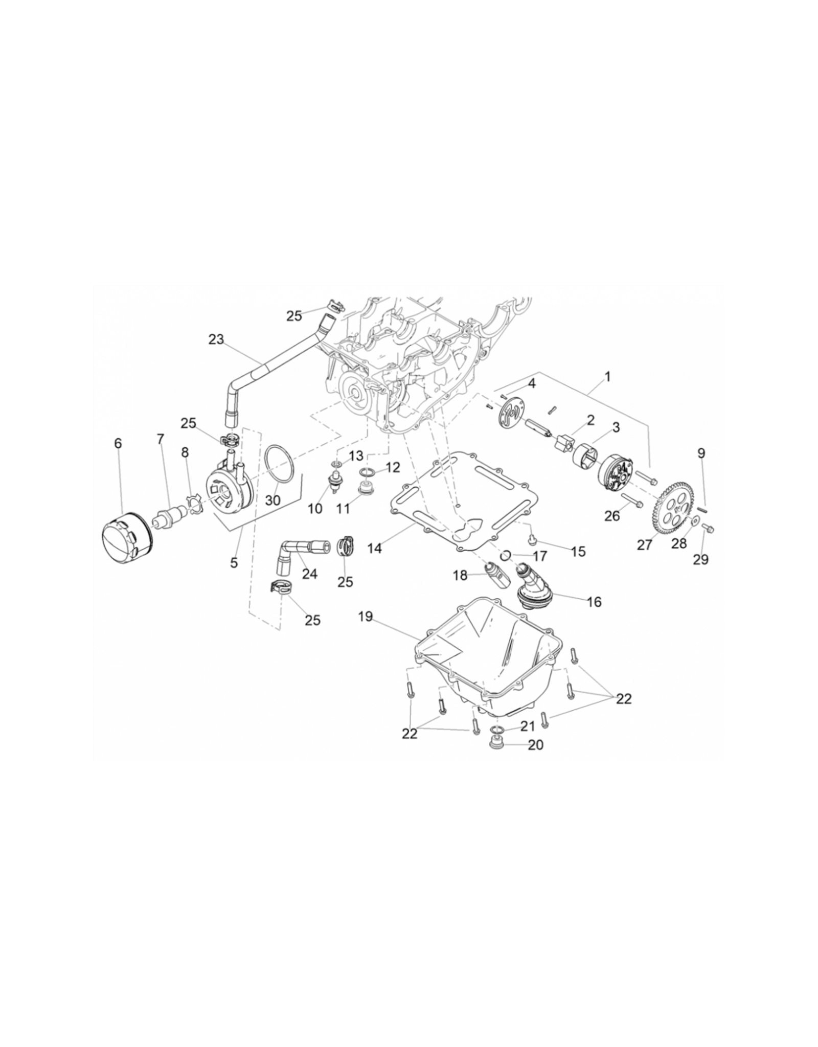Aprilia Sump Gasket RS660 / Tuono 660 1A019932