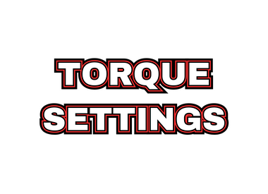 Torque settings V-Twin, V4, RS660 and RS457