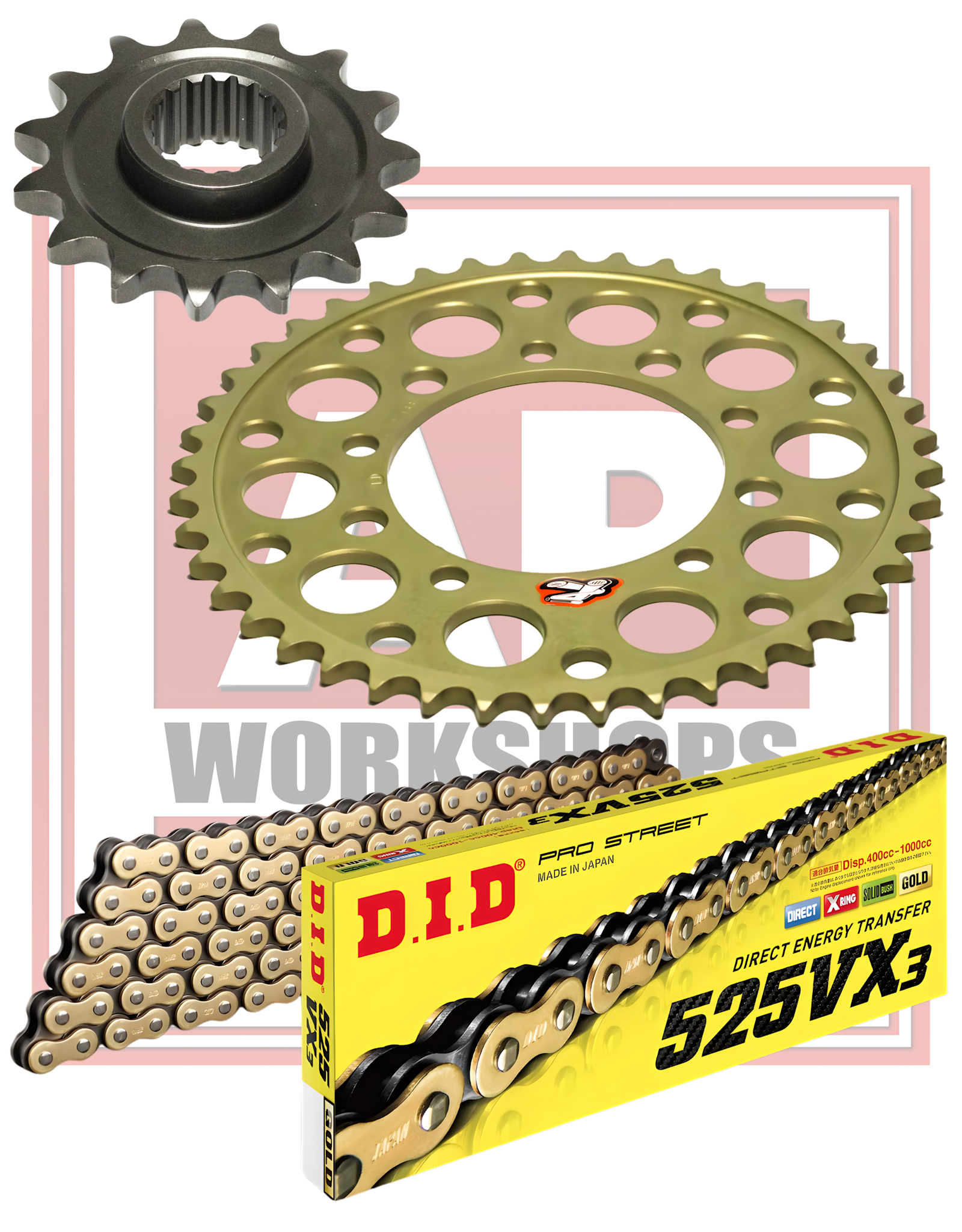 AP Chain and Sprocket Kit RSV/ Tuono Gen 2 - AP Workshops