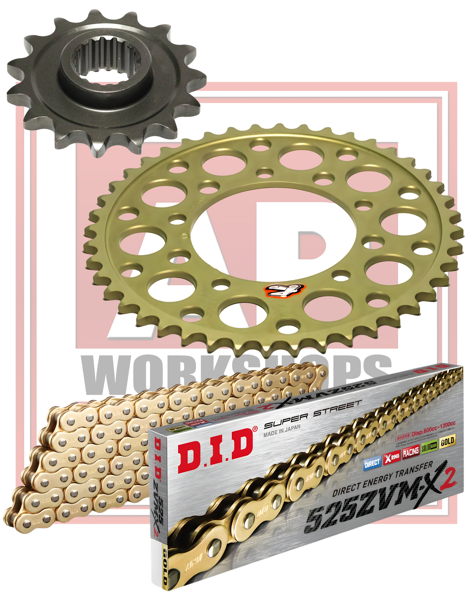 AP Chain and Sprocket Kit 11-15 Tuono V4