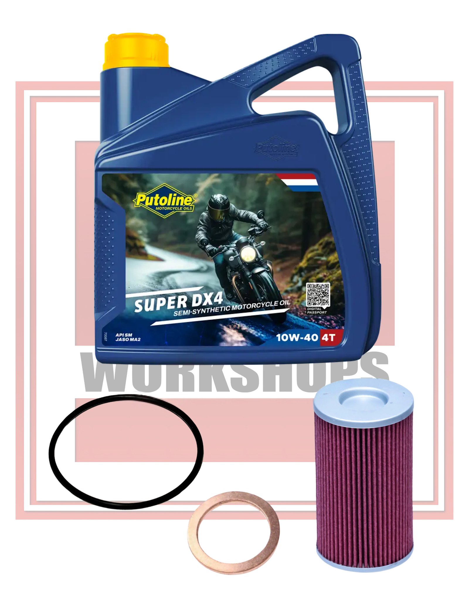 AP Workshops Putoline Oil Service Kit Extended Filter