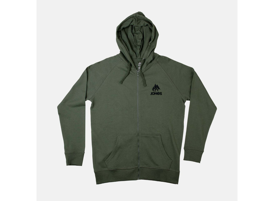 Jones Truckee Zip Hoodie Green