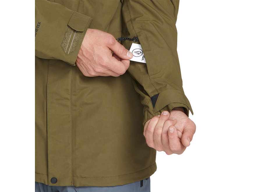 Volcom L Gore-Tex Jacket Dark Khaki