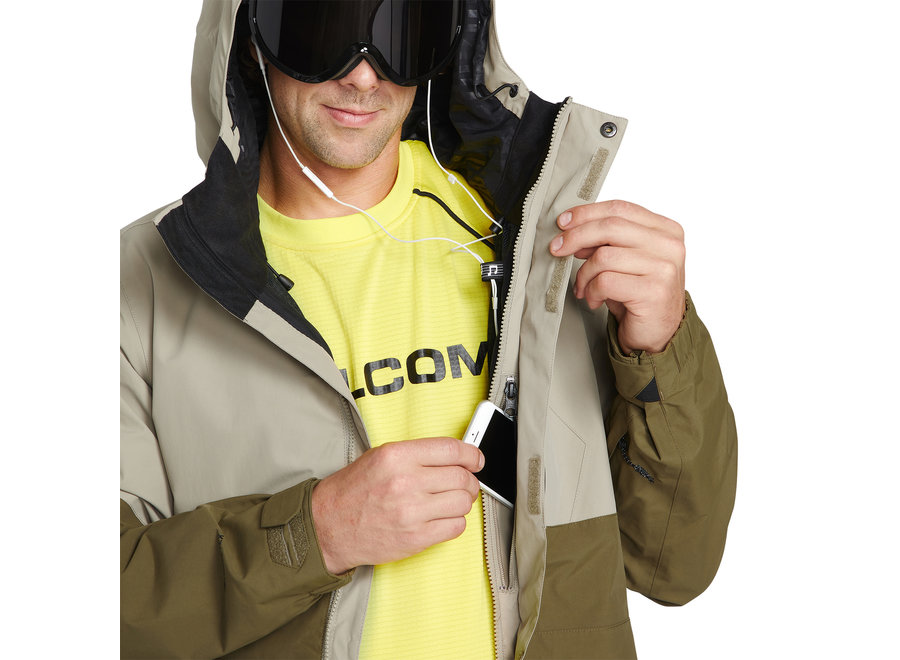 Volcom L Gore-Tex Jacket Dark Khaki