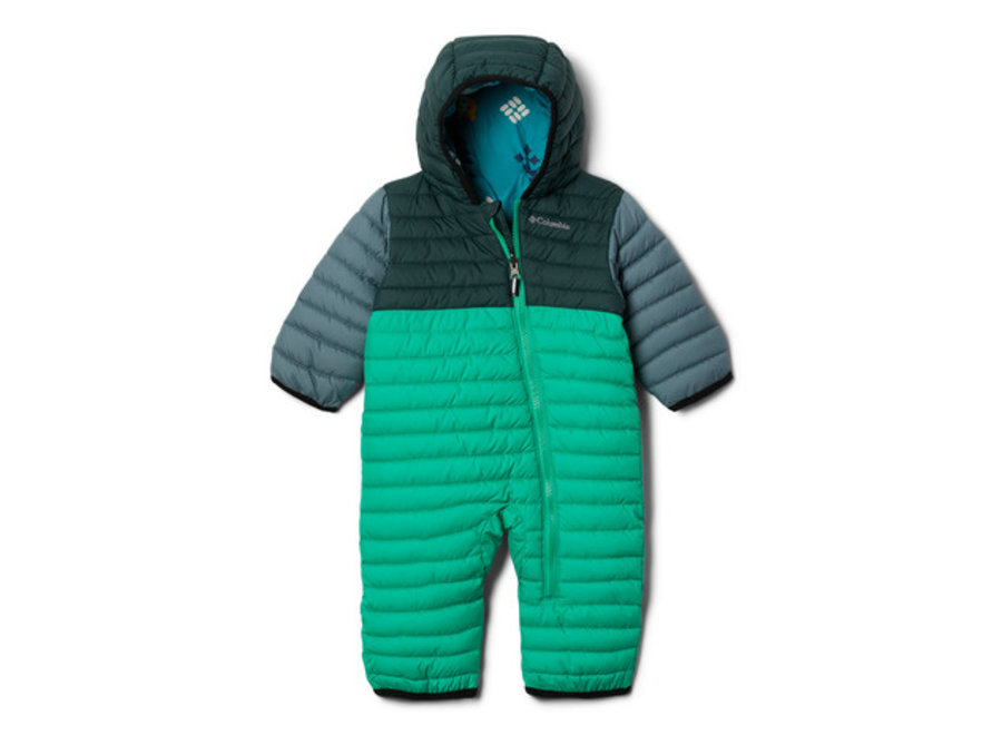 Columbia Powder Lite Reversible Bunting Ski Suit Dark Lime Spruce