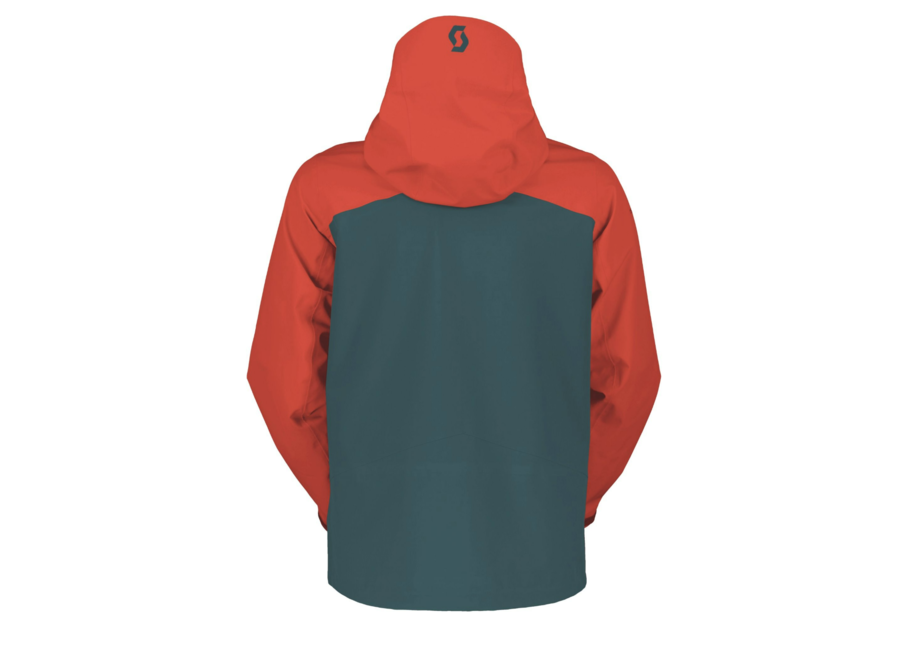 Scott Jacket M's Explorair 3L Magma Red/Aruba Green