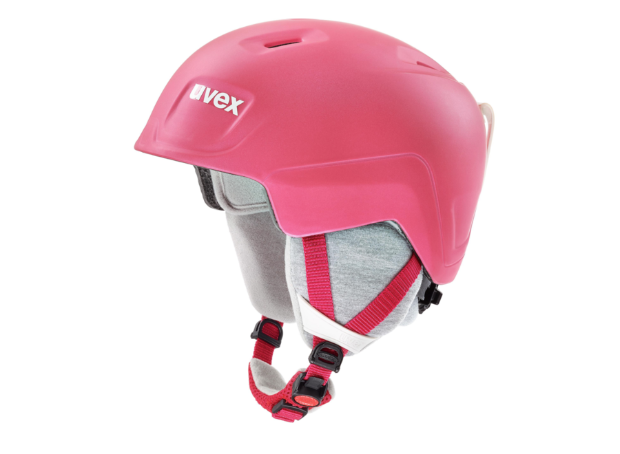 Uvex Manic Pro Jr Snow Helmet Pink Matte