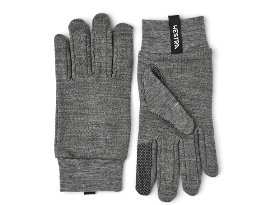 Hestra Merino Touch Point Glove Liner Unisex Grey