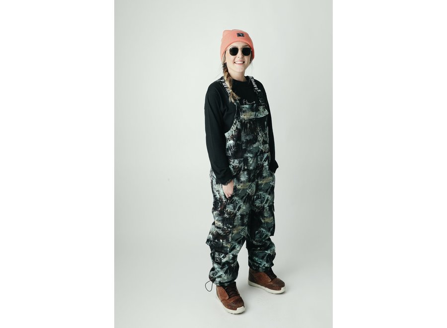 Brethren Softshell Bib Pants - Jungle Ferns