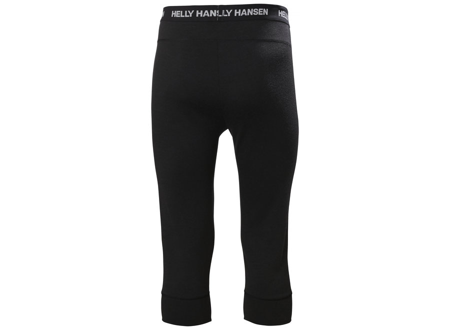 Helly Hansen Lifa Merino Midweight 3/4 Pant Black