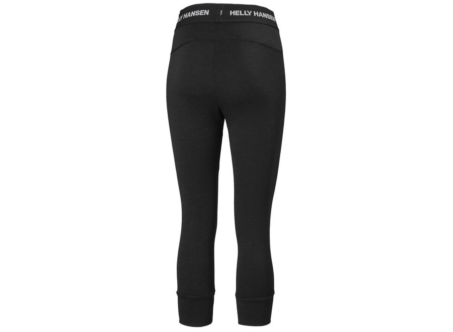 Helly Hansen W Lifa Merino Midweight 3/4 Pant Black