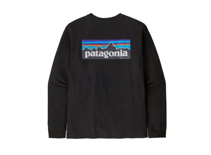Patagonia M's L/S Logo Responsibili-Tee Black
