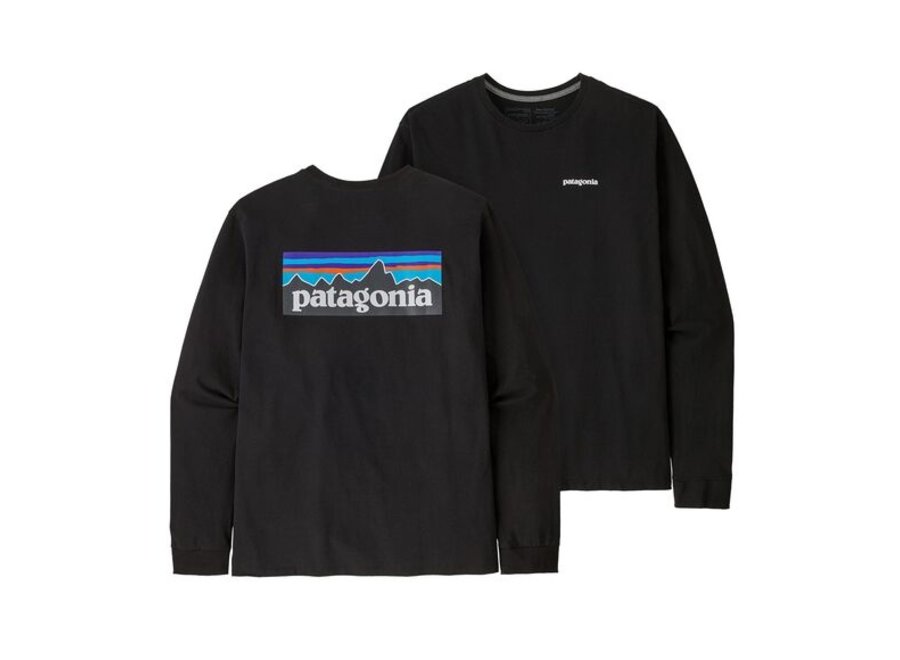 Patagonia M's L/S Logo Responsibili-Tee Black